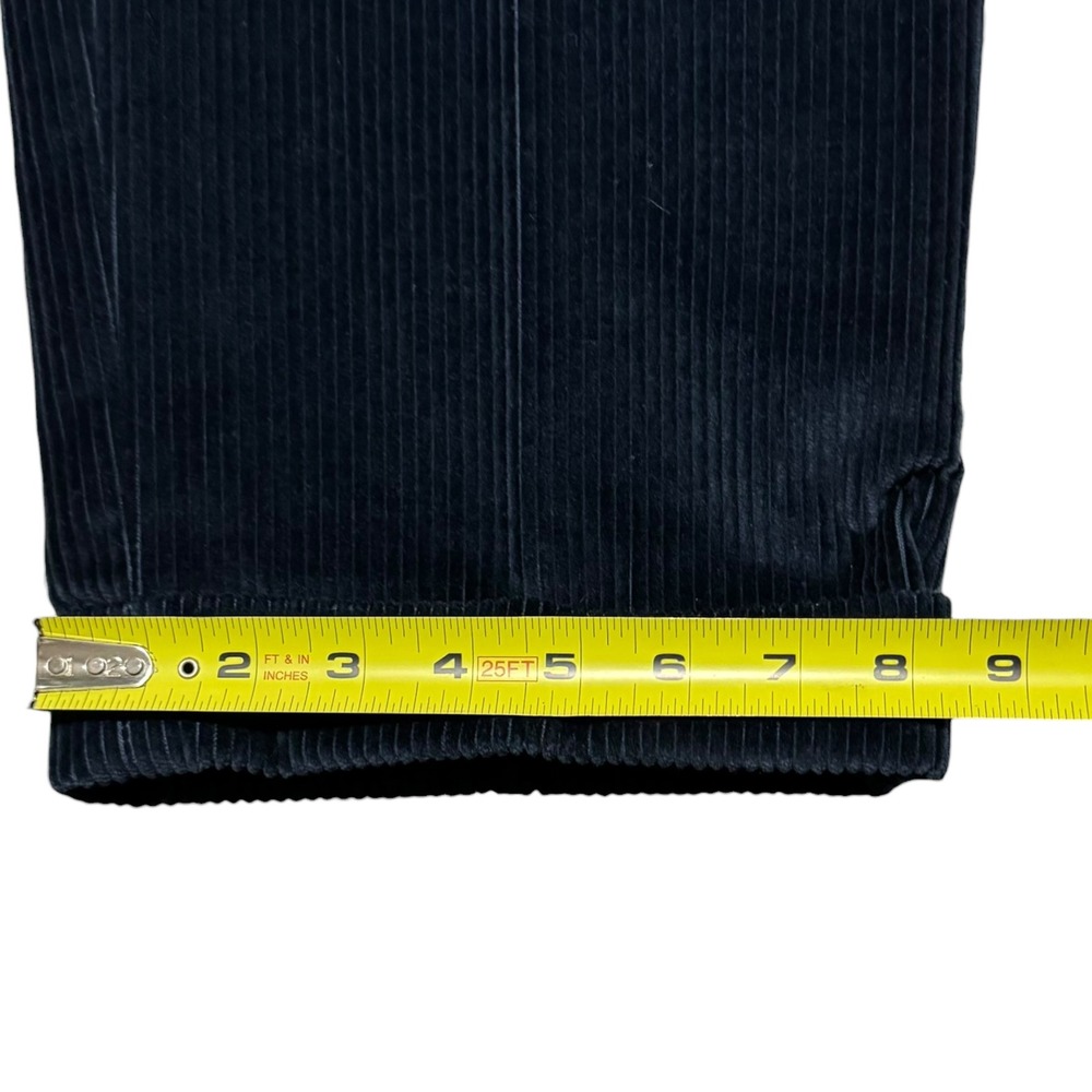 The J.‎ Peterman Company Navy Blue Straight Leg Corduroy Pants Men's 38x33 Wear - Picture 9 of 9